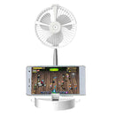 Ventilador Portátil Recarregável Silencioso com 3 Velocidades