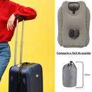 Almofada Viagem Inflável Travesseiro Descanso Dormir Suporte Cabeça Pescoço ref: KX595