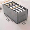 KIT 3 Organizador De Gavetas De Jeans Dobráveis/Roupas De Compartimento De Malha Economia De Espaço Em Casa