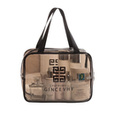 Bolsa De PVC Transparente Para Cosméticos Impermeável Portátil De Média Capacidade Viagem