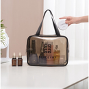 Bolsa De PVC Transparente Para Cosméticos Impermeável Portátil De Média Capacidade Viagem